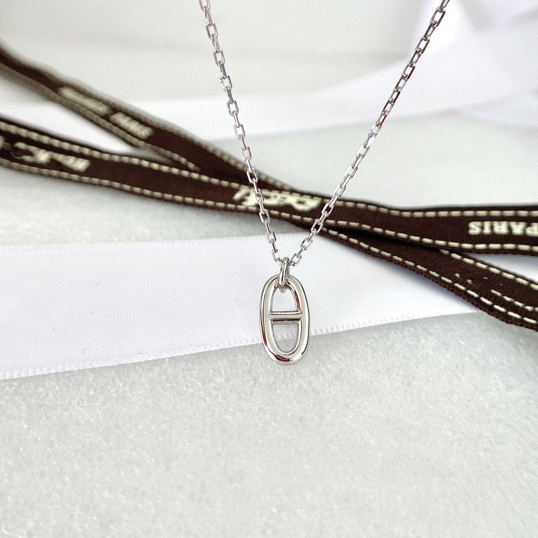 [Stars Jewelry]HM PIG NOSE NECKLACE