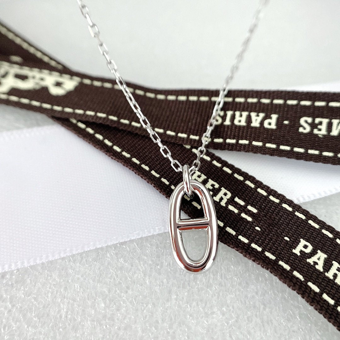 [Stars Jewelry]HM PIG NOSE NECKLACE