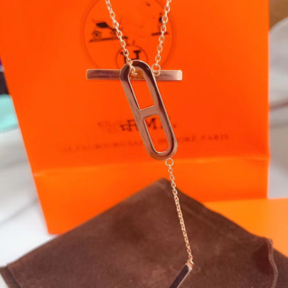 [Stars Jewelry]HM NECKLACE PLATINUM ROSE GOLD DIAMOND