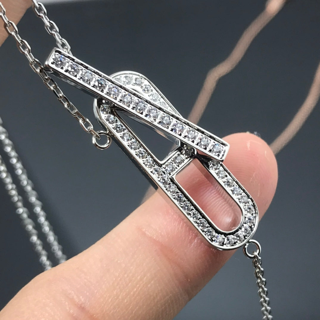 [Stars Jewelry]HM NECKLACE PLATINUM ROSE GOLD DIAMOND