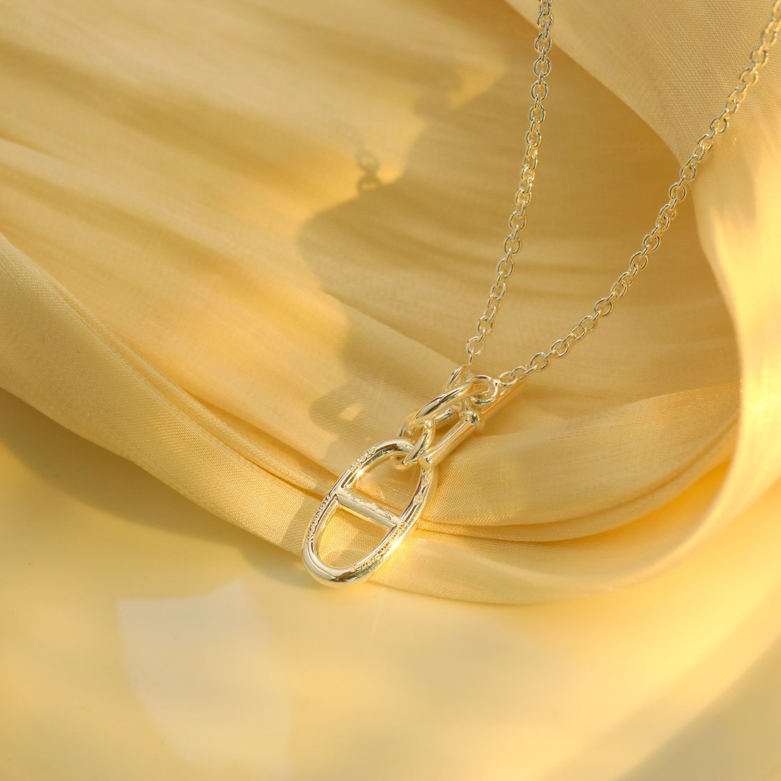 [Stars Jewelry]HM CHAINE D'ANCRE PENDANT NECKLACE STERLING SILVER