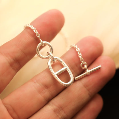[Stars Jewelry]HM CHAINE D'ANCRE PENDANT NECKLACE STERLING SILVER