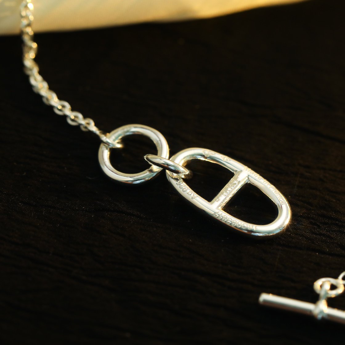 [Stars Jewelry]HM CHAINE D'ANCRE PENDANT NECKLACE STERLING SILVER