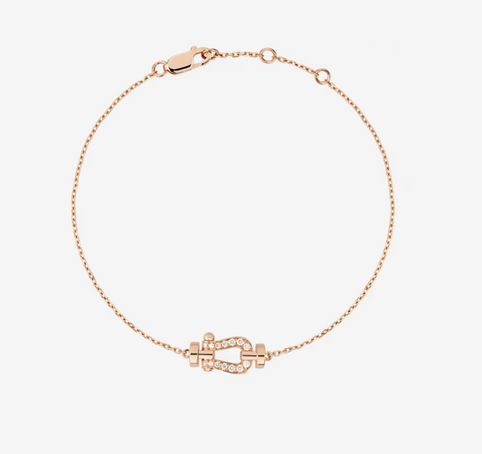 [Stars Jewelry]FORCE 10 FULL DIAMOND BUCKLE CHAIN LINK MINI MODEL