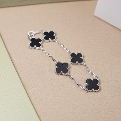 [Stars Jewelry] CLOVER 5 MOTIF ONYXS BRACELET COLLECTION