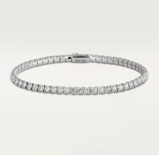 [Stars Jewelry]  CLASSIC BASEBALL BRACELAT, 52 DIAMOND