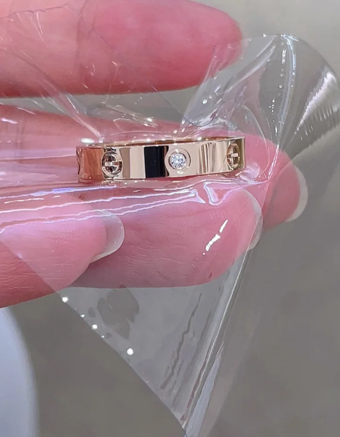 [Stars Jewelry]LOVE RING 4MM 1 DIAMOND
