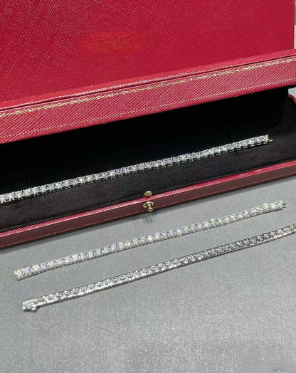 [Stars Jewelry]TENNIS BRACELET WITH FULL DIAMOND SETTING