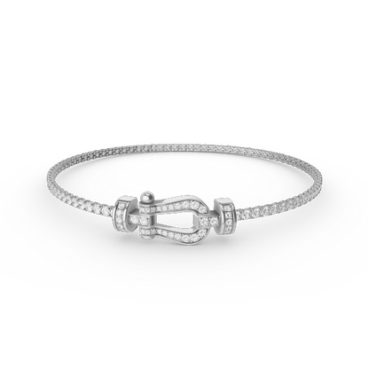 [Stars Jewelry]FORCE  HORSESHOE  DIAMOND TENNIS BRACELET