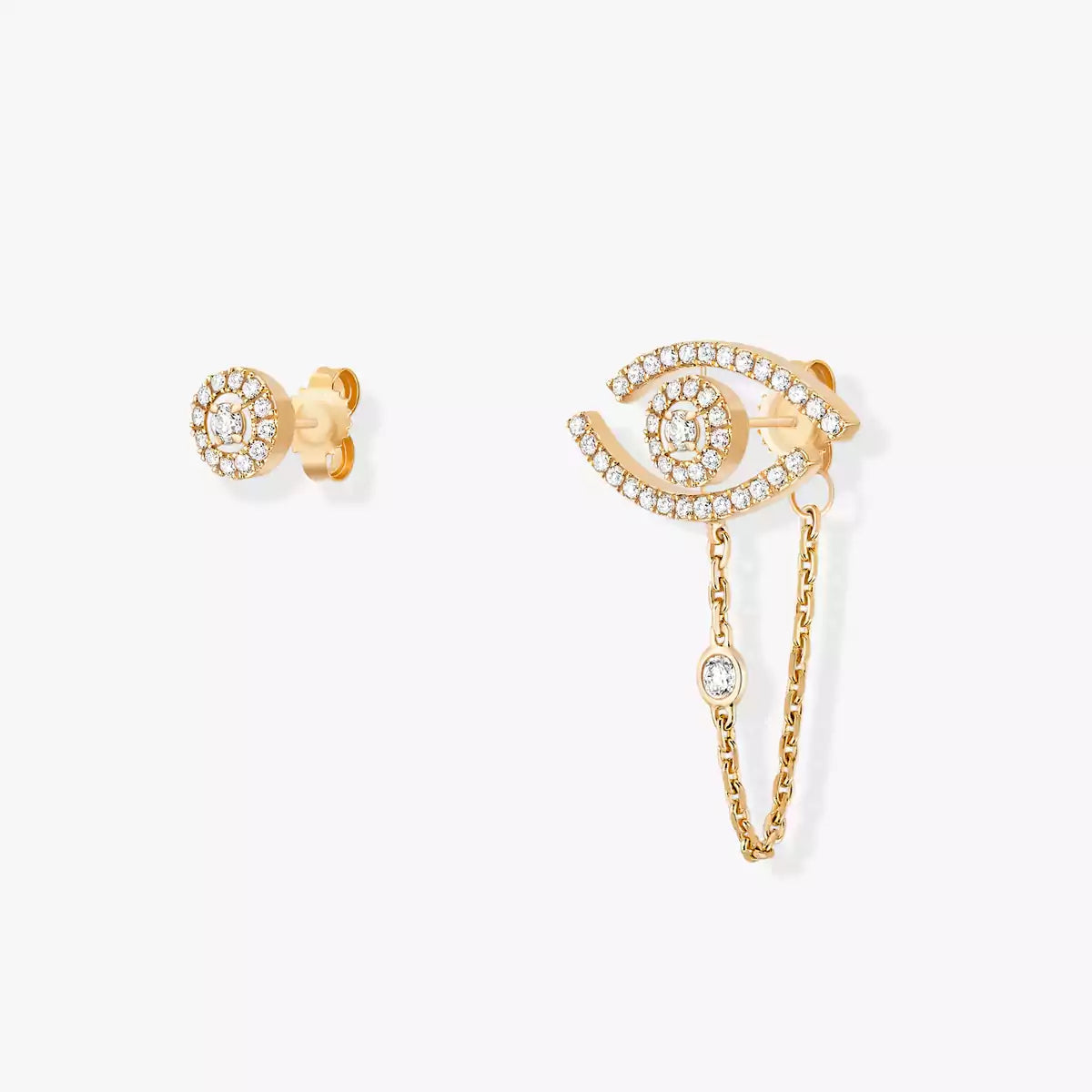 [Stars Jewelry]Lucky Eye Diamond Earrings