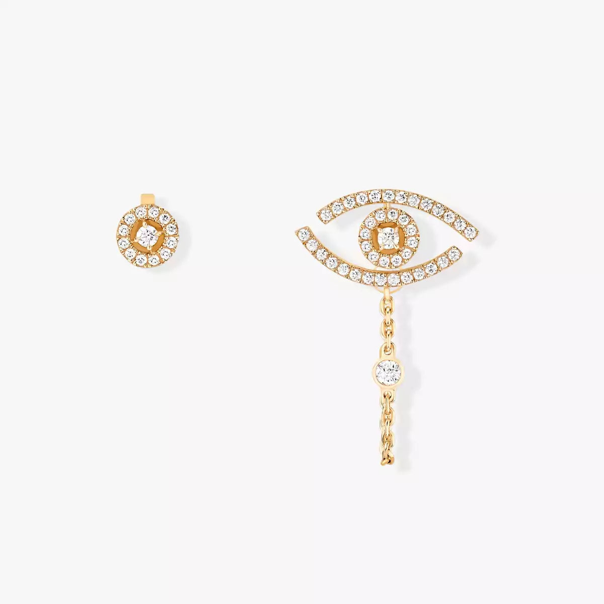[Stars Jewelry]Lucky Eye Diamond Earrings