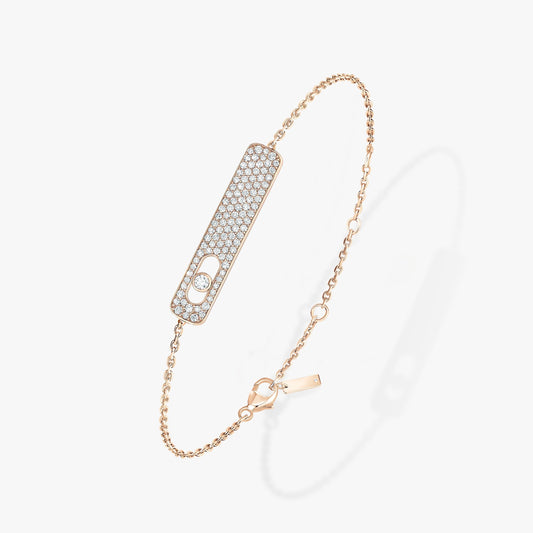 [Stars Jewelry]MOVE CLASSIQUE DIAMOND PAVED BRACELET(Adjustable)