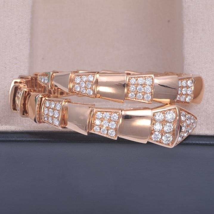 [Stars Jewelry]SERPENTI BRACELET PINK GOLD DIAMOND