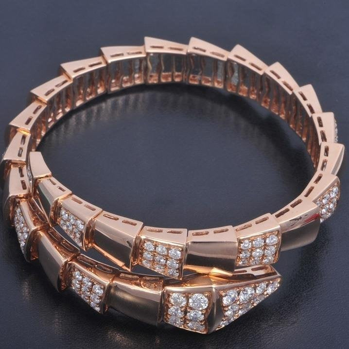 [Stars Jewelry]SERPENTI BRACELET PINK GOLD DIAMOND