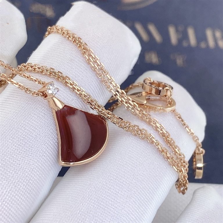 [Stars Jewelry]DREAM NECKLACE CARNELIAN 1 DIAMOND