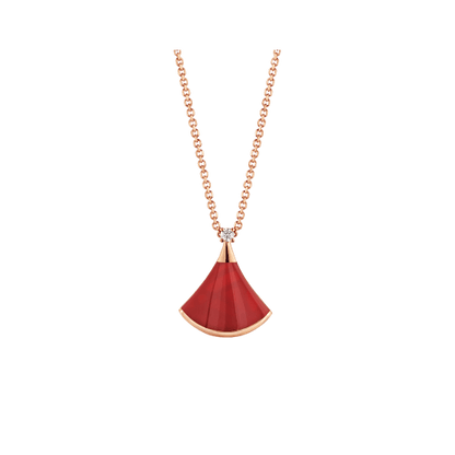 [Stars Jewelry]DREAM NECKLACE CARNELIAN 1 DIAMOND