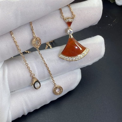 [Stars Jewelry]DREAM NECKLACE CARNELIAN DIAMOND