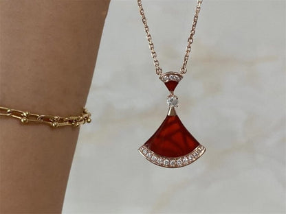 [Stars Jewelry]DREAM NECKLACE CARNELIAN DIAMOND