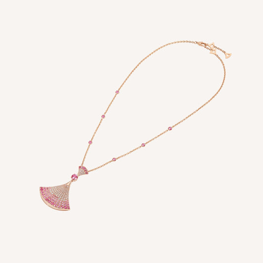 [Stars Jewelry]DREAM NECKLACK DIAMOND PINK GOLD