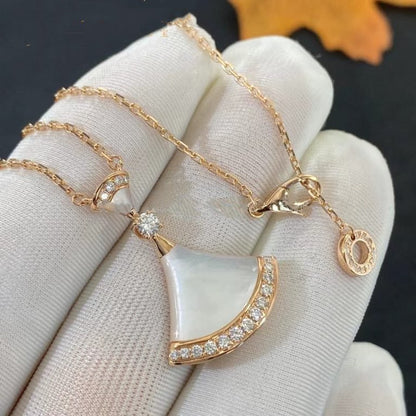 [Stars Jewelry]DREAM NECKLACE MOP PINK GOLD DIAMOND