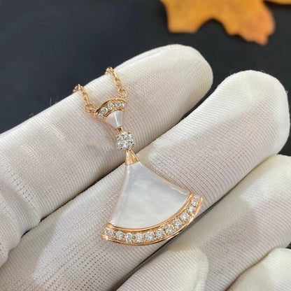 [Stars Jewelry]DREAM NECKLACE MOP PINK GOLD DIAMOND