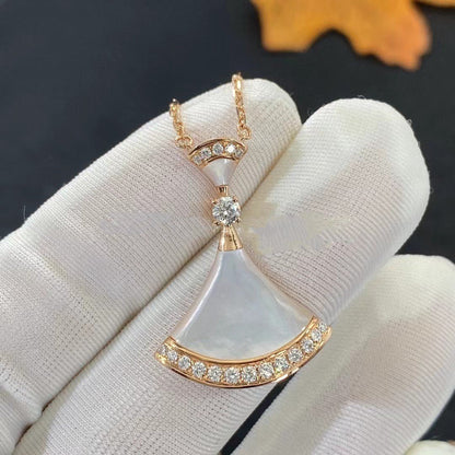[Stars Jewelry]DREAM NECKLACE MOP PINK GOLD DIAMOND