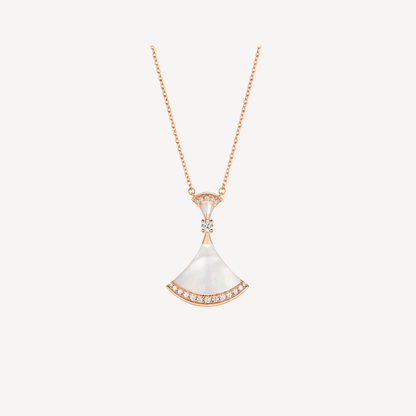 [Stars Jewelry]DREAM NECKLACE MOP PINK GOLD DIAMOND
