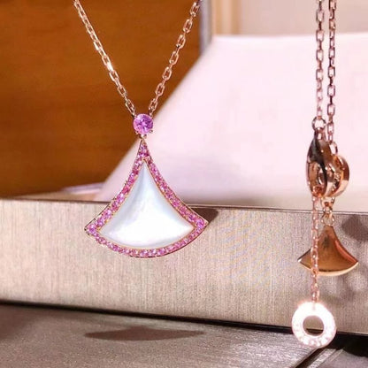 [Stars Jewelry]DREAM NECKLACE MOP DIAMOND PINK