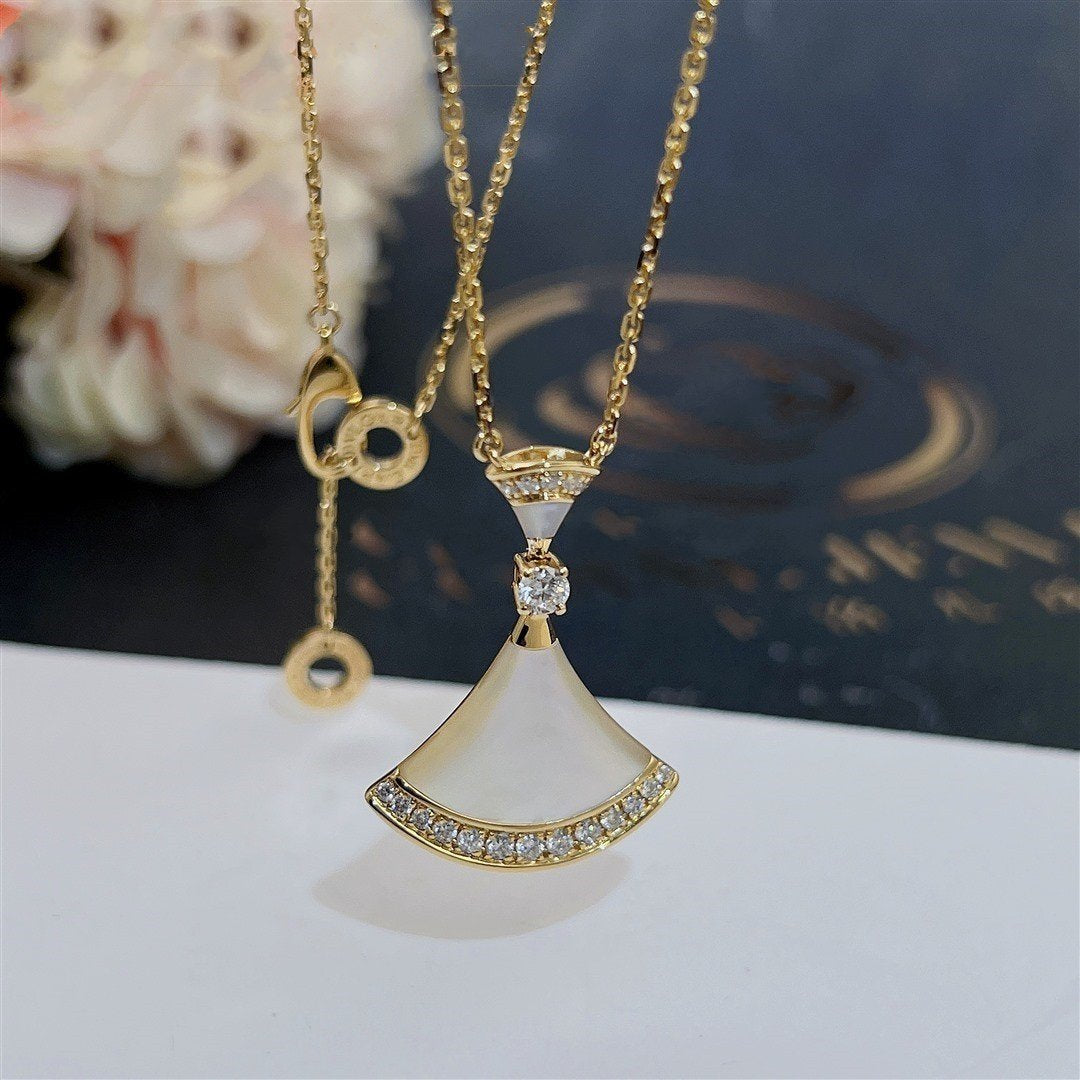 [Stars Jewelry]DREAM NECKLACE MOP GOLD DIAMOND