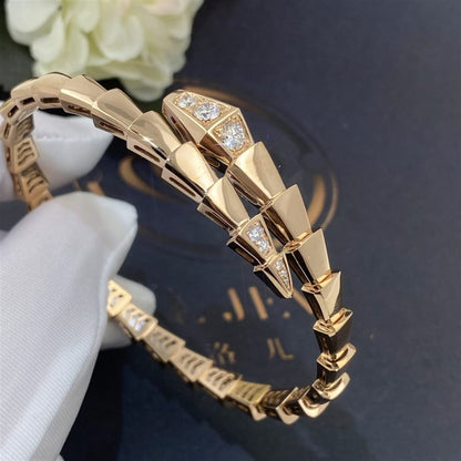 [Stars Jewelry]SERPENTI BRACELET DIAMONDS PINK GOLD