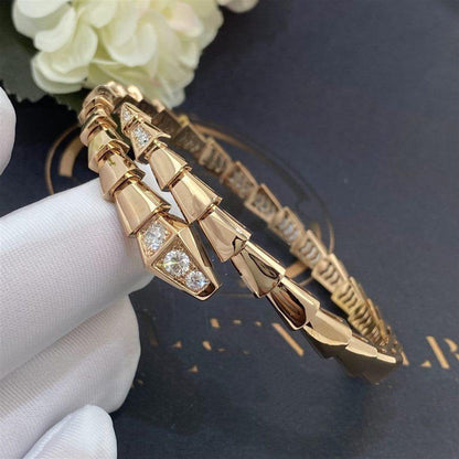 [Stars Jewelry]SERPENTI BRACELET DIAMONDS PINK GOLD