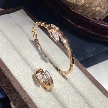 [Stars Jewelry]SERPENTI BRACELET DIAMONDS PINK GOLD