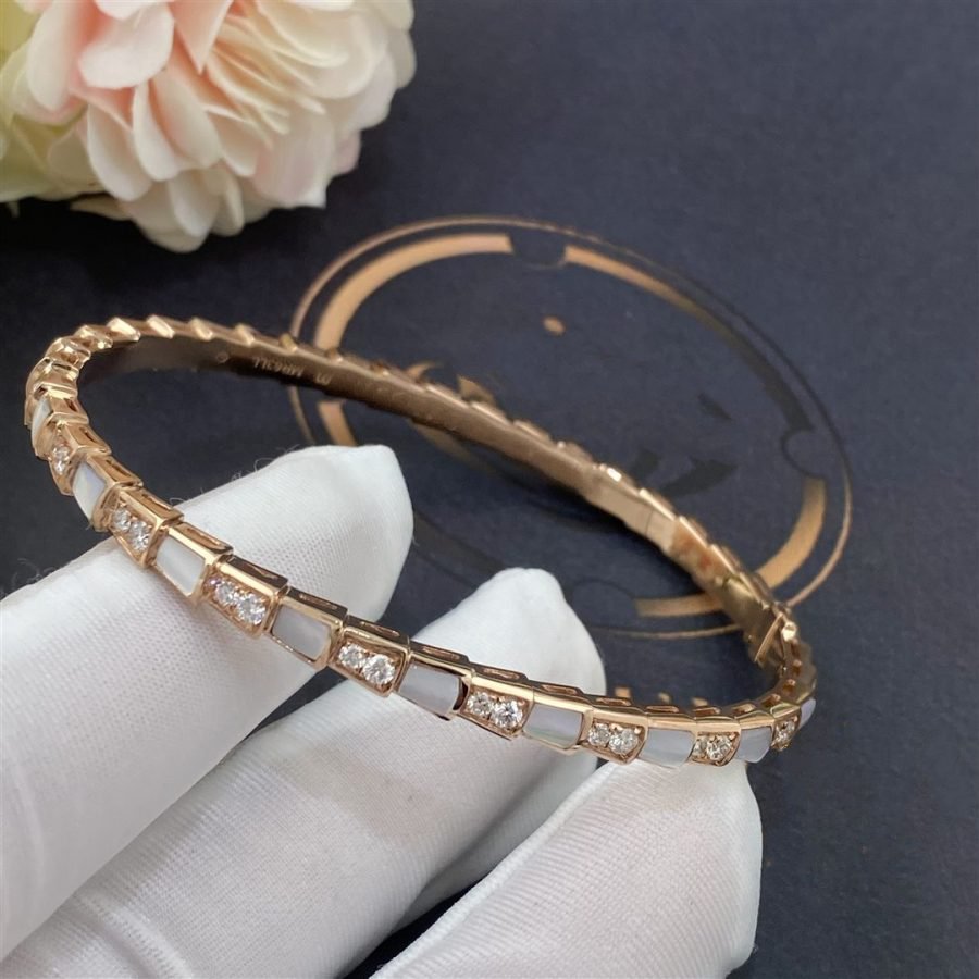 [Stars Jewelry]SERPENTI BRACELET PINK GOLD MOP DIAMOND