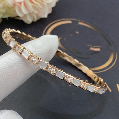 [Stars Jewelry]SERPENTI BRACELET PINK GOLD MOP DIAMOND