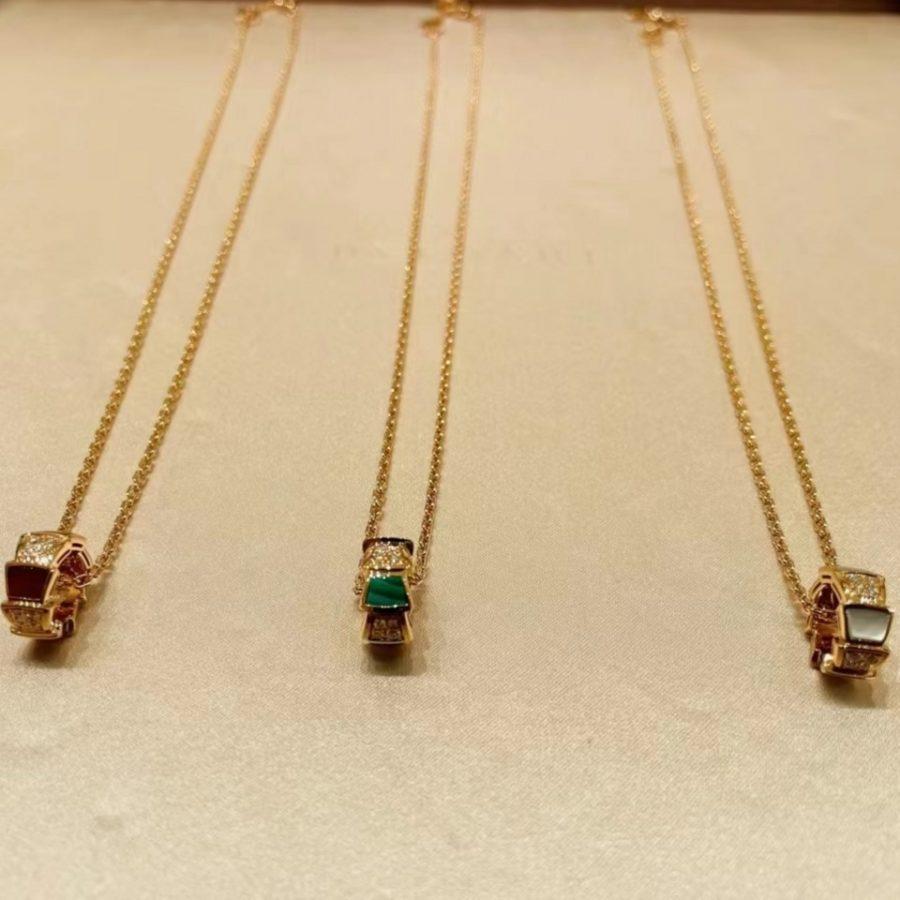 [Stars Jewelry]SERPENTI PEDANT DIAMOND NECKLACE
