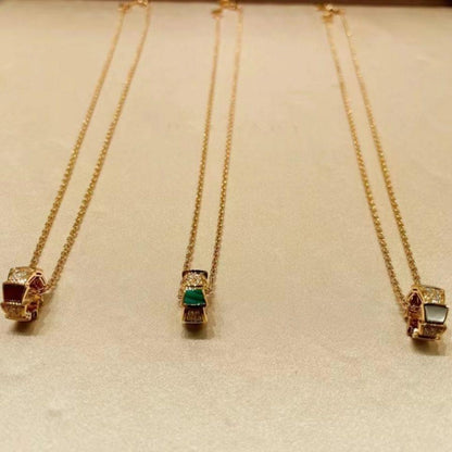 [Stars Jewelry]SERPENTI PEDANT DIAMOND NECKLACE