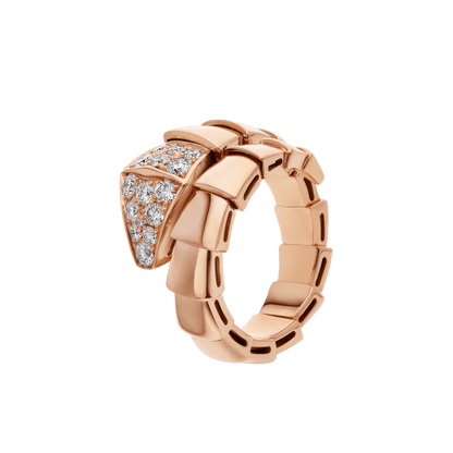 [Stars Jewelry]SERPENTI RING PINK GOLD DIAMOND