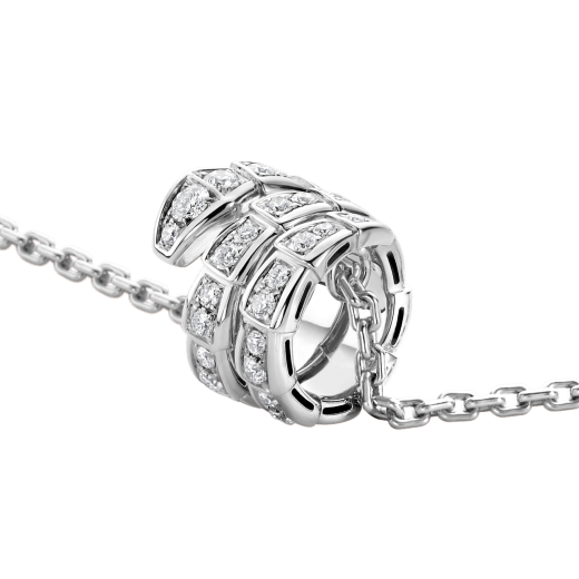 [Stars Jewelry]SERPENTI  NECKLACE DOUBLE RING DIAMOND