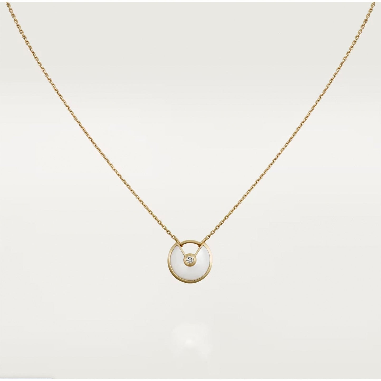 [Stars Jewelry]AMULETTE ROSE GOLD MOP NECKLACE