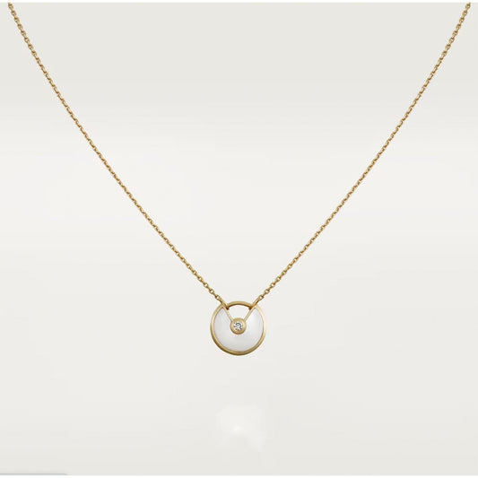 [Stars Jewelry]AMULETTE ROSE GOLD MOP NECKLACE