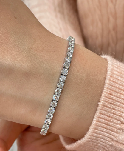 [Stars Jewelry]  CLASSIC BASEBALL BRACELAT, 52 DIAMOND