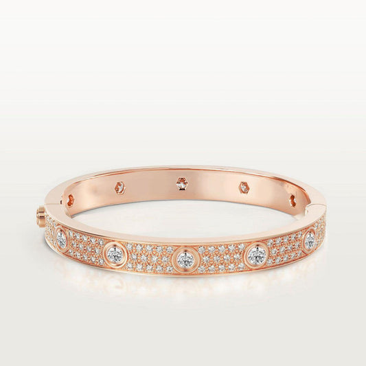 [Stars Jewelry]LOVE BRACELET 6.1MM DIAMOND-PAVED 10 BIG DIAMONDS