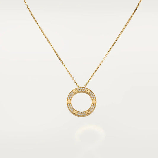 [Stars Jewelry]LOVE NECKLACE ADJUSTABLE ROSE GOLD
