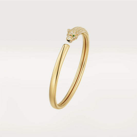 [Stars Jewelry]PANTHERE GOLD DIAMOND OPEN BRACELET