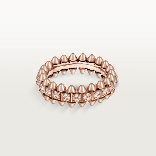 [Stars Jewelry]CLASH 6.4MM SMALL FULL DIAMOND RING