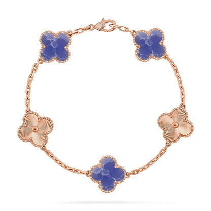 [Stars Jewelry]CLOVER 5 MOTIF BLUE VEINS BRACELET COLLECTION