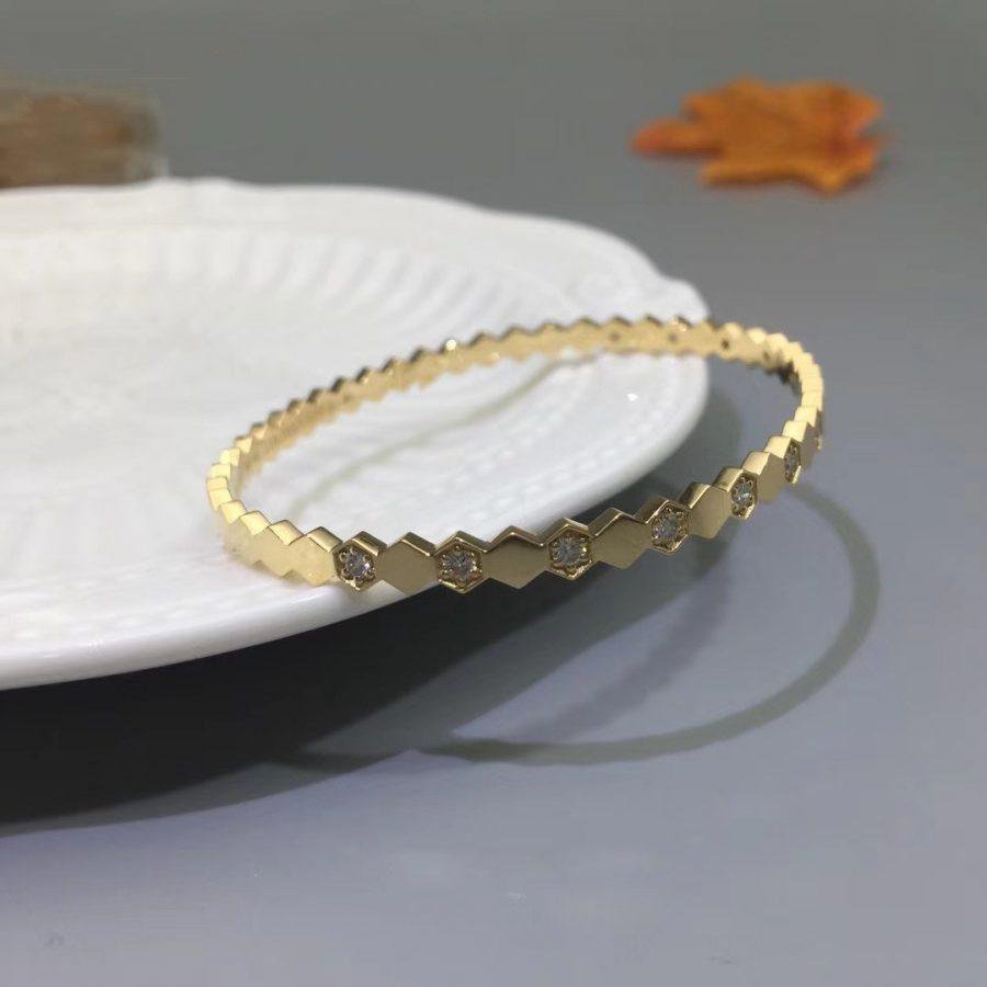 [Stars Jewelry]BEE LOVE GOLD DIAMOND BRACELET