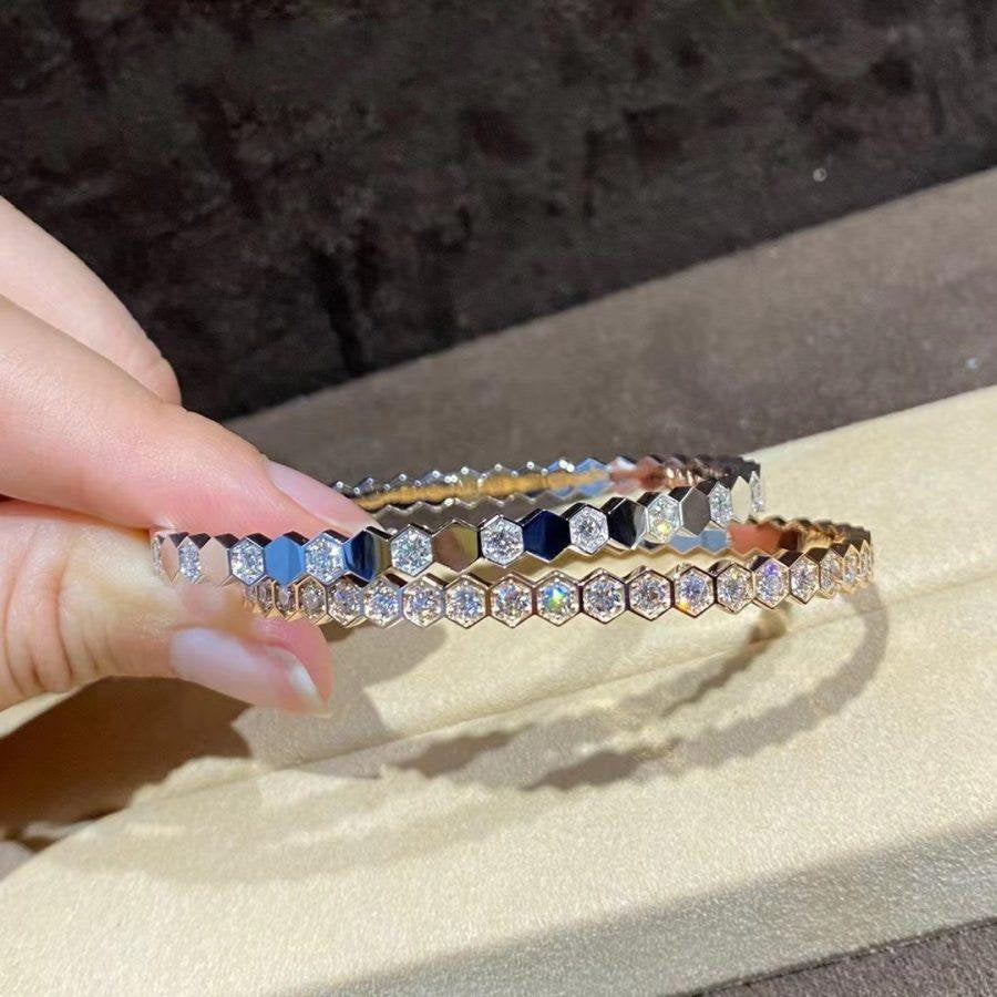 [Stars Jewelry]BEE LOVE GOLD BRACELET FULL DIAMOND