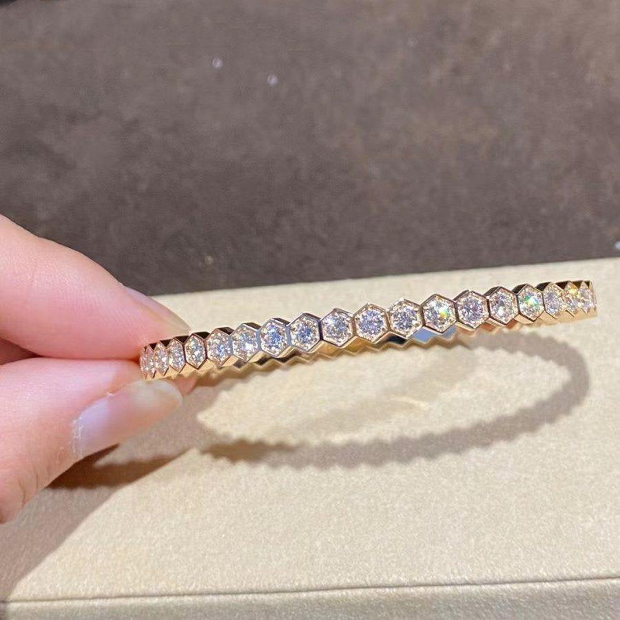 [Stars Jewelry]BEE LOVE GOLD BRACELET FULL DIAMOND