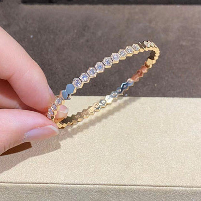[Stars Jewelry]BEE LOVE GOLD BRACELET FULL DIAMOND